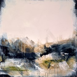 Algid Horizon II by Alison Britton-Paterson - Original Painting on Box Canvas sized 39x39 inches. Available from Whitewall Galleries